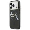 Etui Karl Lagerfeld IML Choupettes Karl  Script Logo MagSafe do iPhone 17 Pro Max czarny